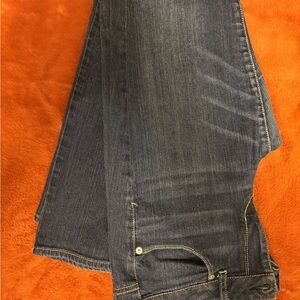 Dark Wash Straight Leg American Outfitters size 14 R Jeans - Blue